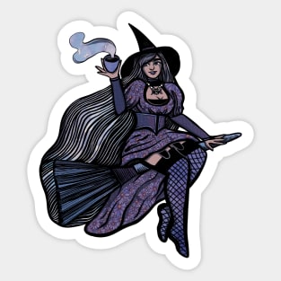 Coffee Witch Sticker